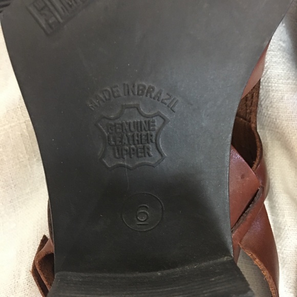 Vintage Leather collection block heel sandals - Picture 7 of 7